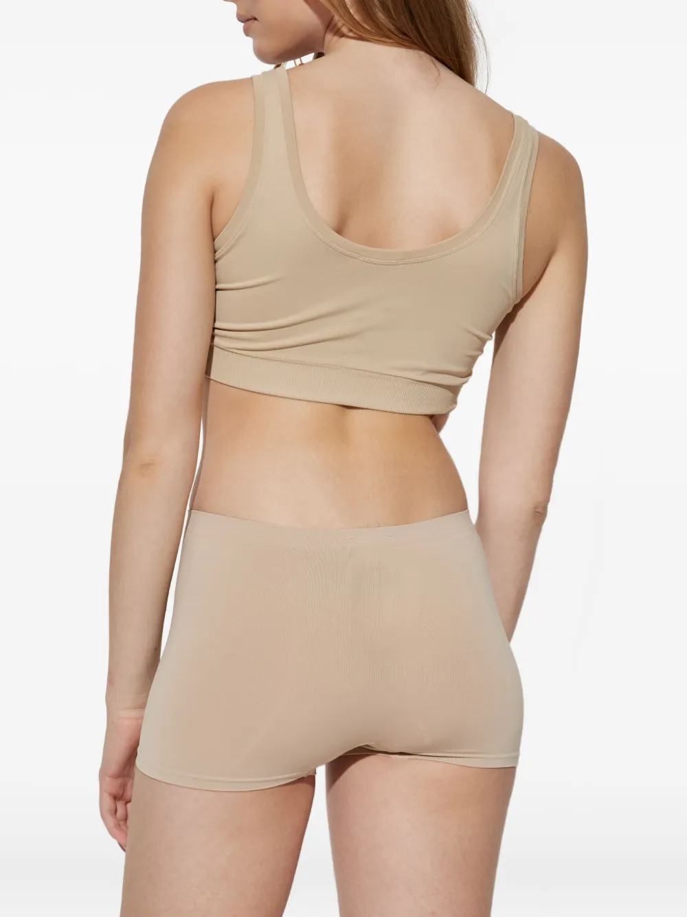 Hanro Touch Feeling cropped top Beige