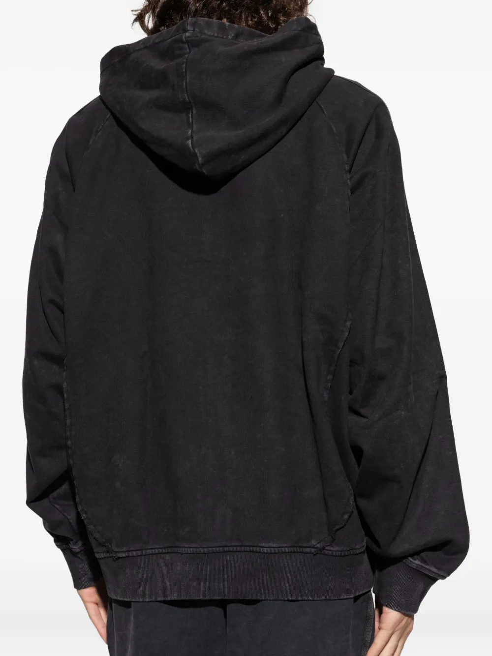 adidas Adilenium Teamgeist hoodie met rits en logoprint Zwart