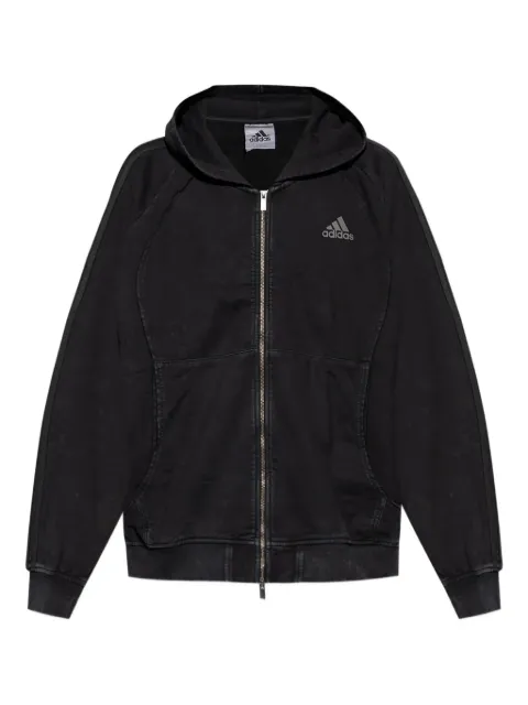 adidas Adilenium Teamgeist logo-print zip-up hoodie