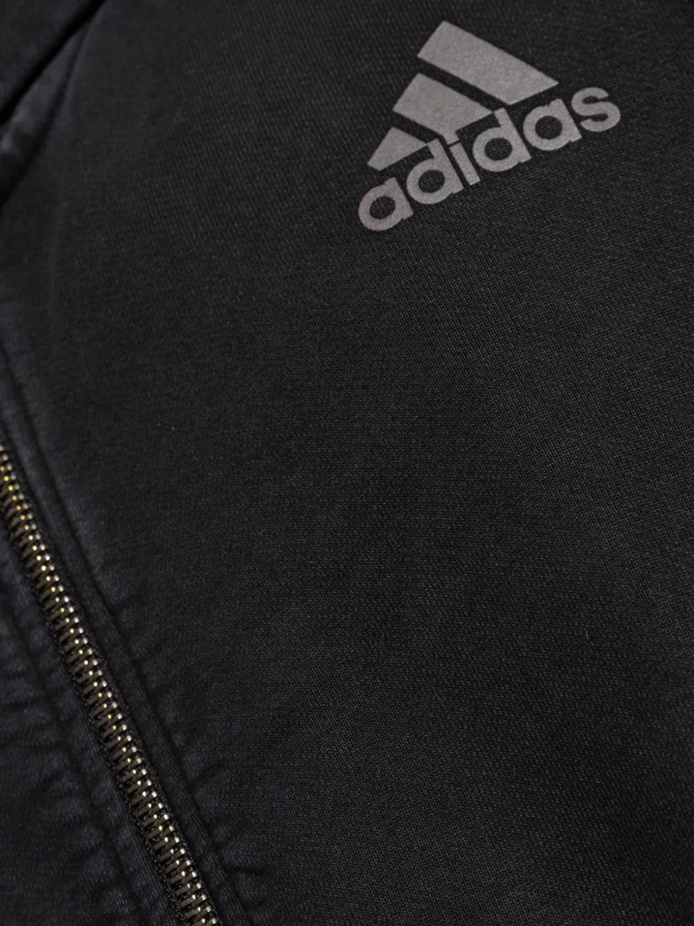 adidas Adilenium Teamgeist hoodie met rits en logoprint Zwart