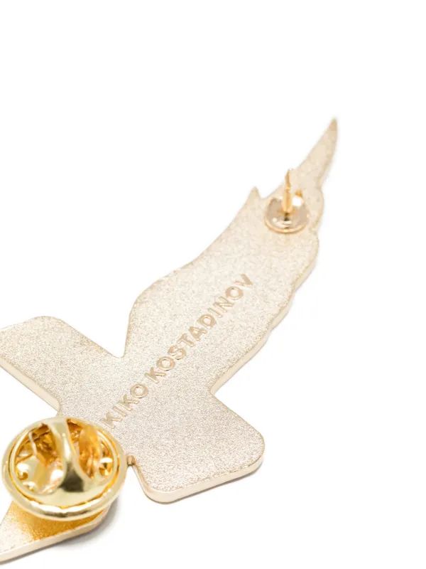Kiko Kostadinov グラフィック ピン | ゴールドトーン | FARFETCH JP