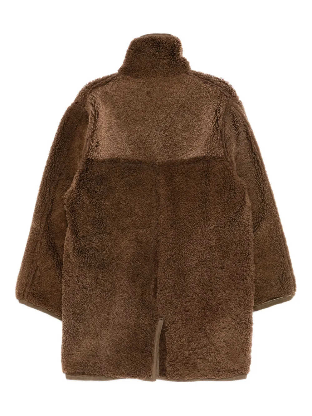 BODE Omkeerbare lammy coat - Bruin