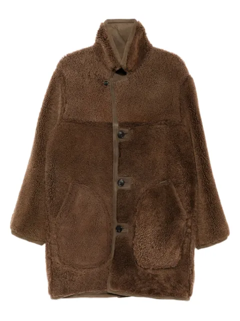 BODE recersible shearling coat