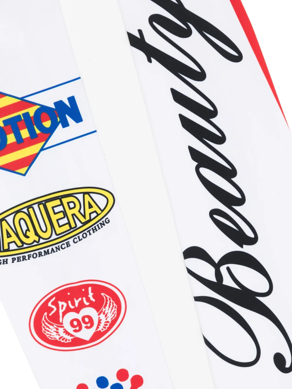 Vaquera Handschoenen met logoprint Wit