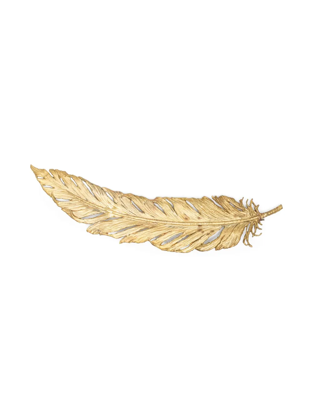 Undercover feather shape broches | Gold | Image 1