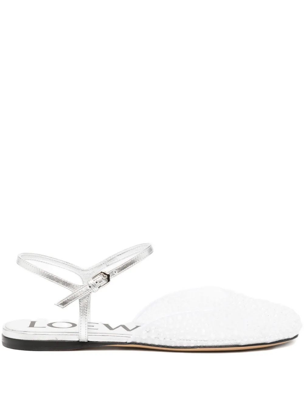 Loewe Toy Ballet Flat In White