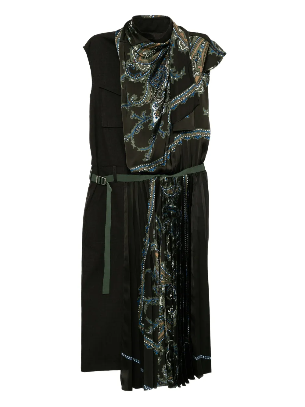 sacai floral-print dress | Brown | Image 1