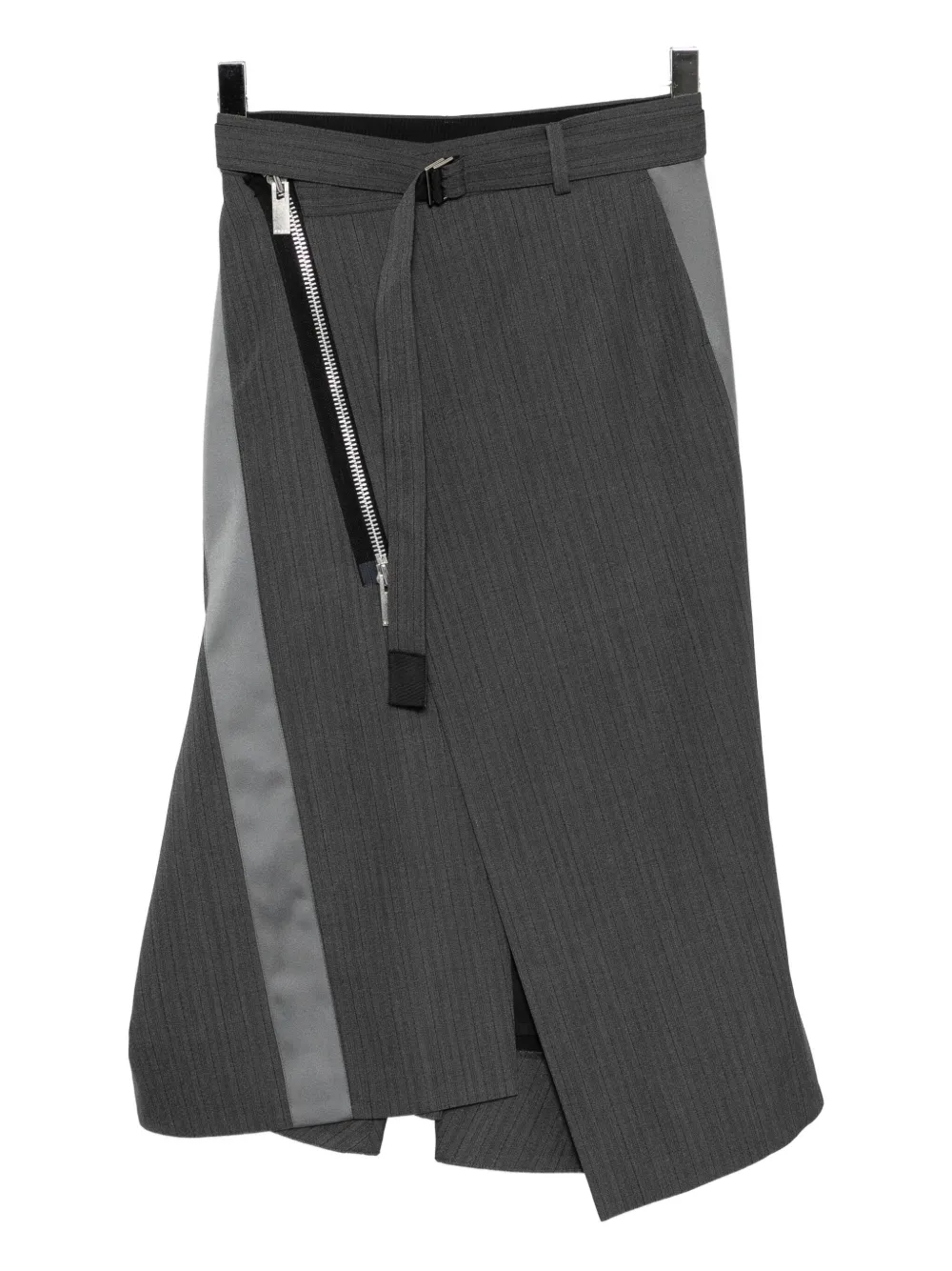 Sacai Asymmetric Skirt In Gray