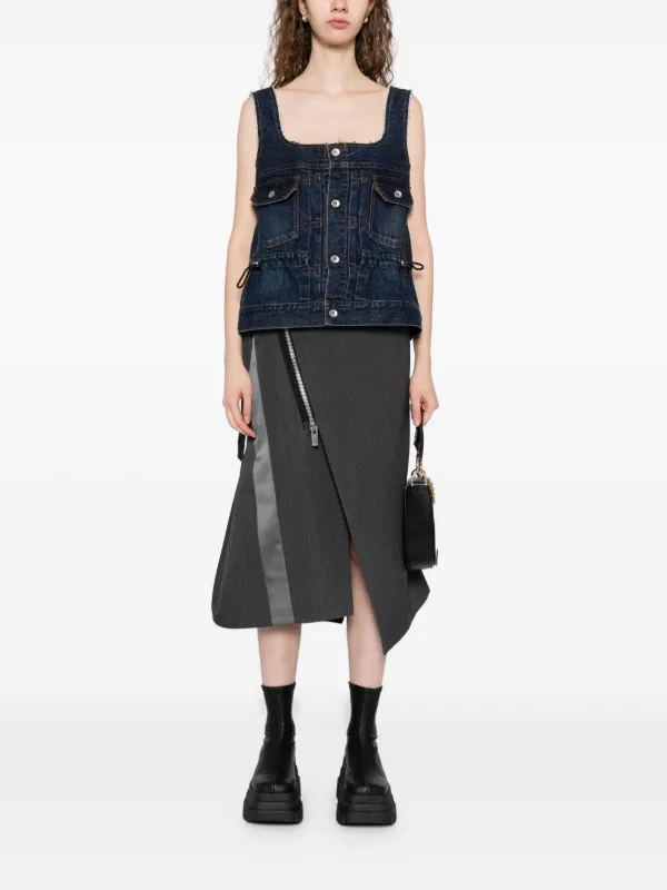 sacai アシンメトリー スカート 【公式通販】