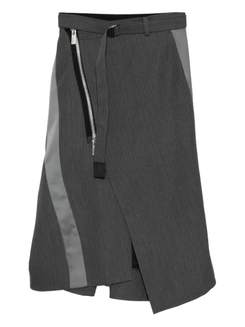 sacai asymmetric skirt 