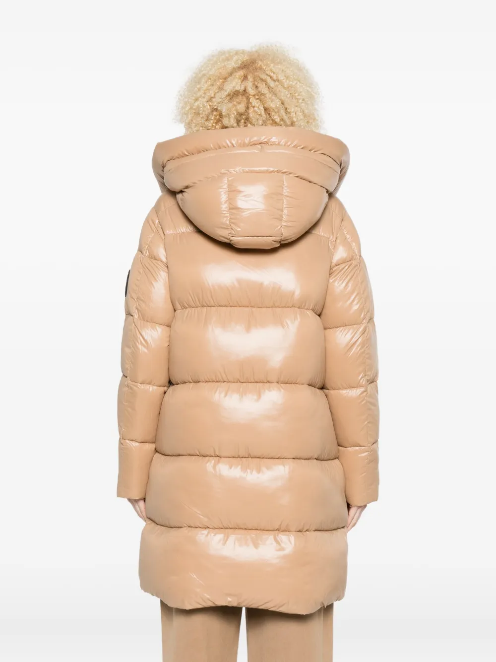 Save The Duck Hooded Puffer Coat In Neutral