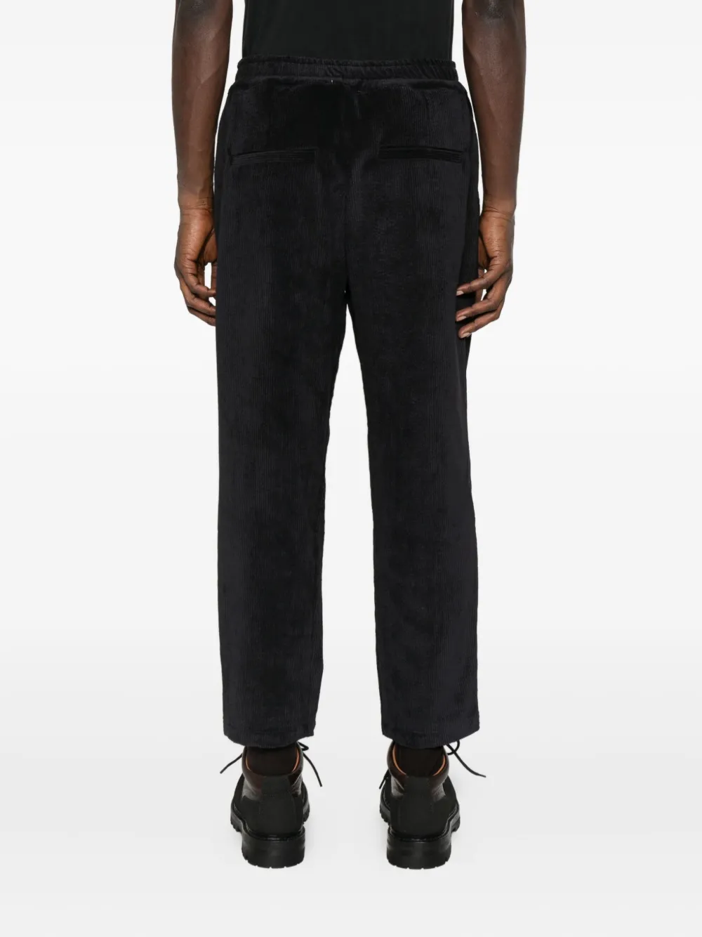 Family First Ribfluwelen broek met zak Zwart