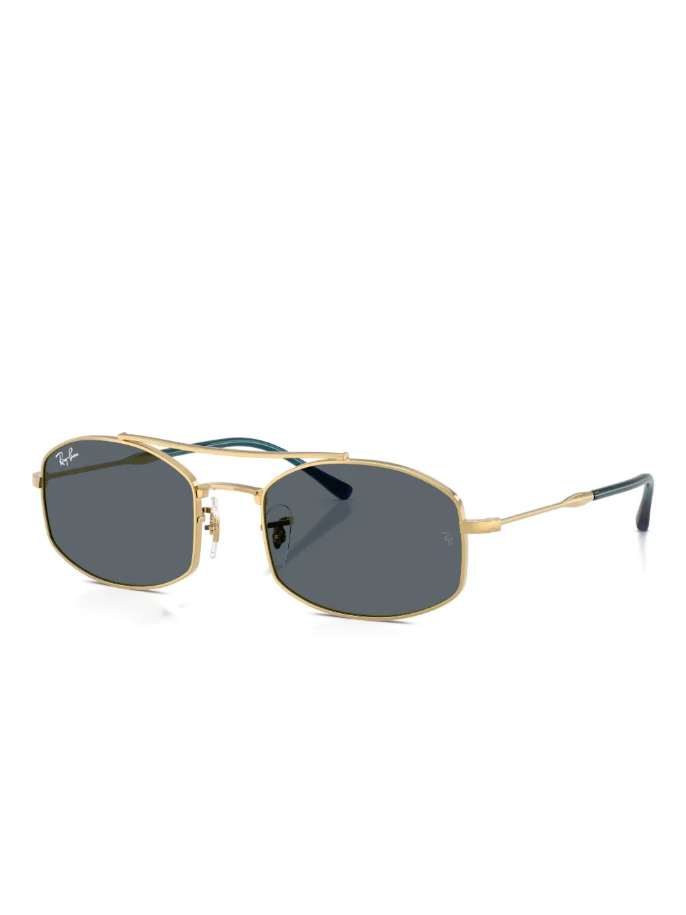 Ray-Ban Zonnebril met ovalen montuur - Goud