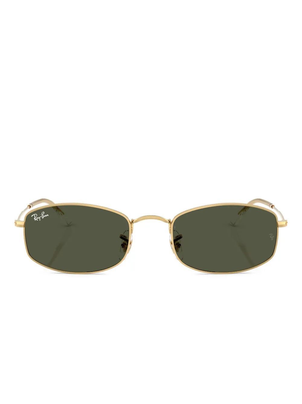 Ray-Ban rectangle-frame sunglasses | Gold | Image 1