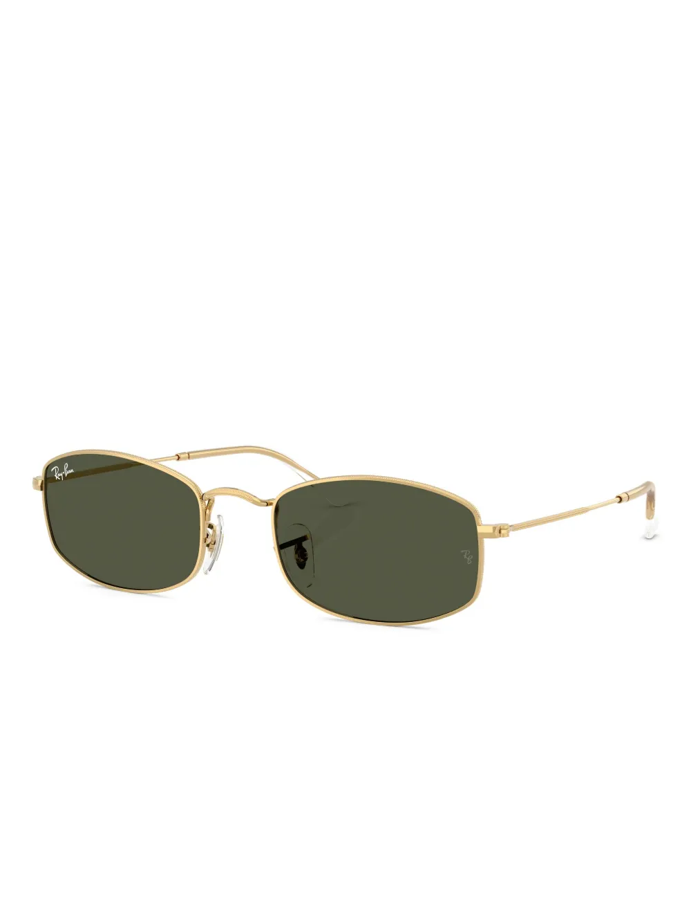 Ray-Ban Zonnebril met rechthoekig montuur - Goud