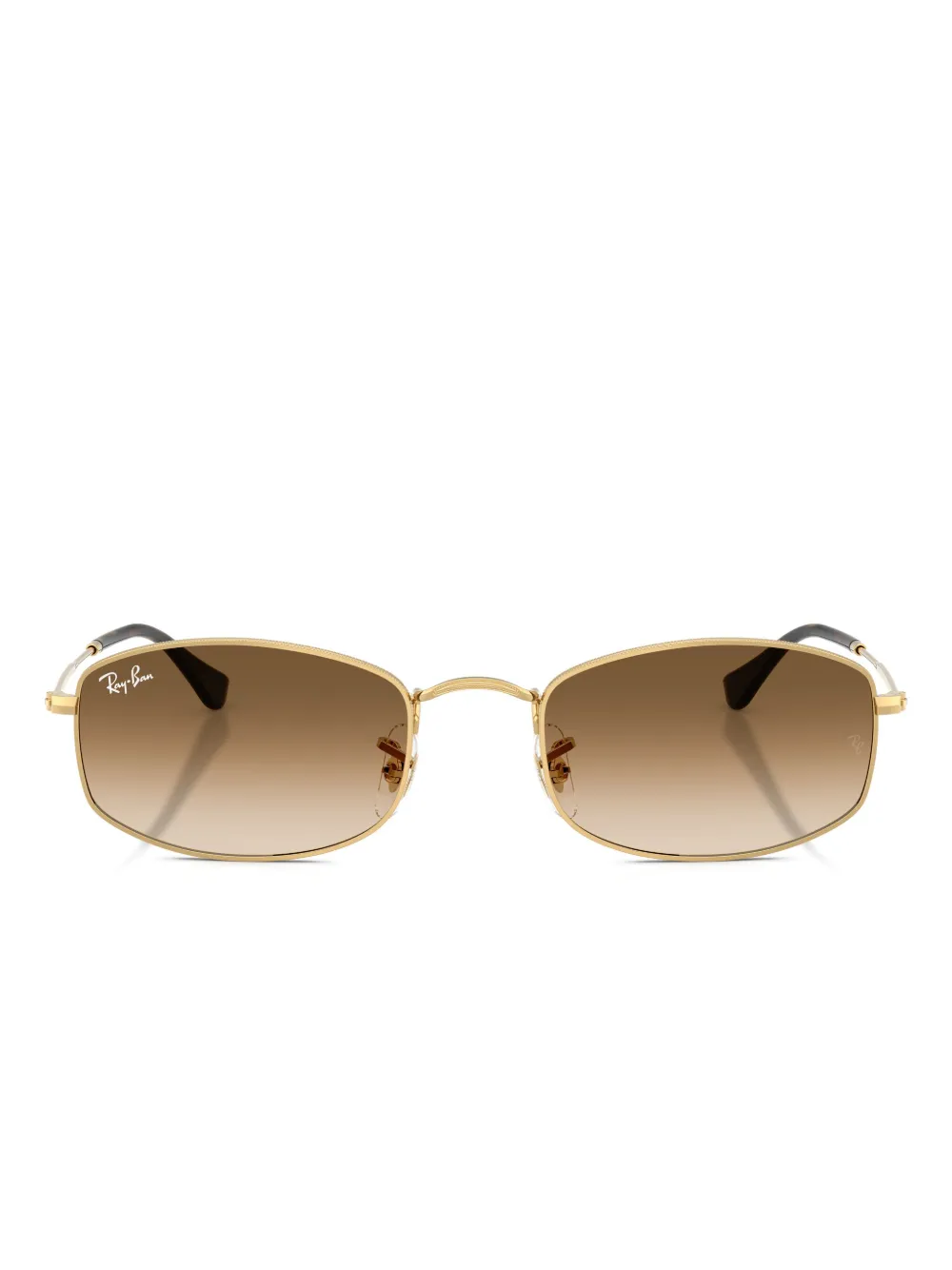 Ray-Ban rectangle-frame sunglasses | Gold | Image 1
