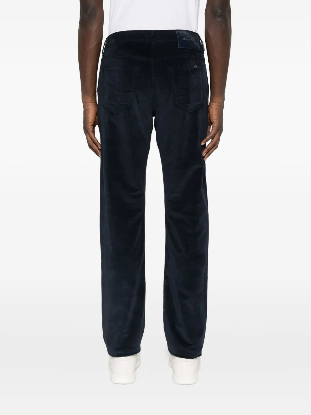 Jacob Cohen Slim-fit Trousers With Five-pocket Design In Blue