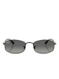 Ray-Ban geometric-frame sunglasses - Black