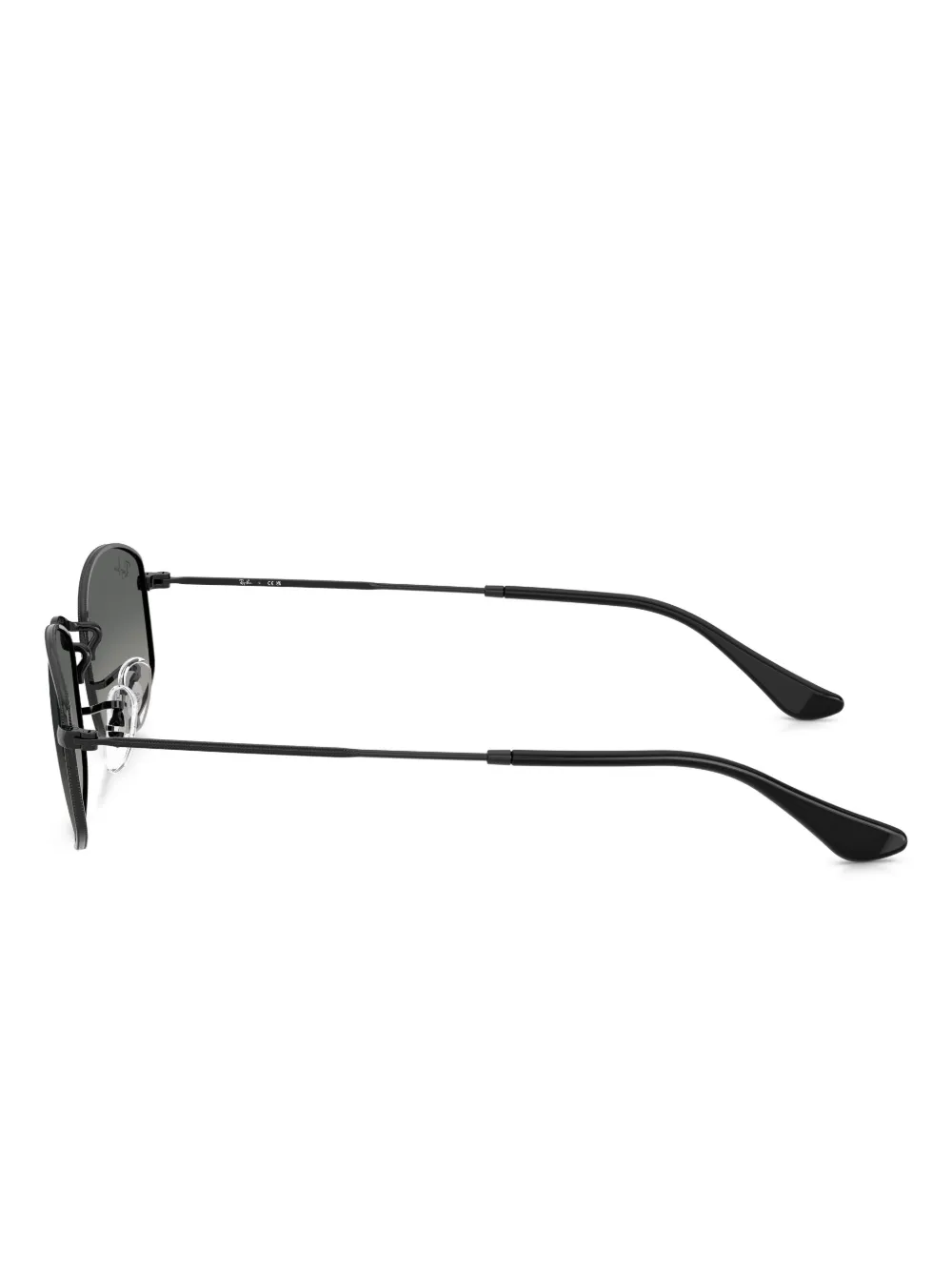 Ray-Ban Zonnebril met geometrisch montuur Zwart