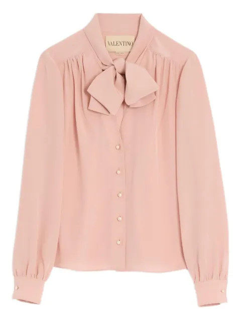 Valentino Garavani neck-scarf blouse