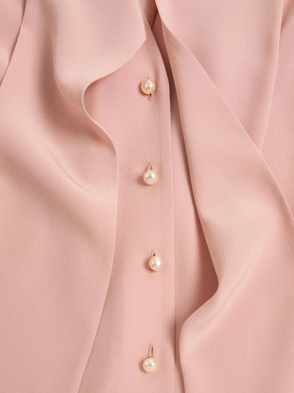 Valentino Garavani Blouse met sjaalkraag Roze