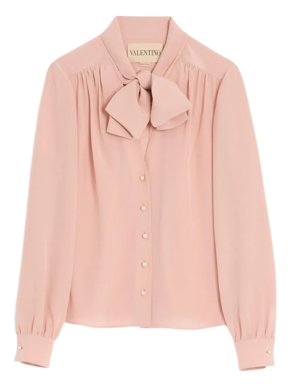 Valentino Garavani Blusa con foulard - Rosa