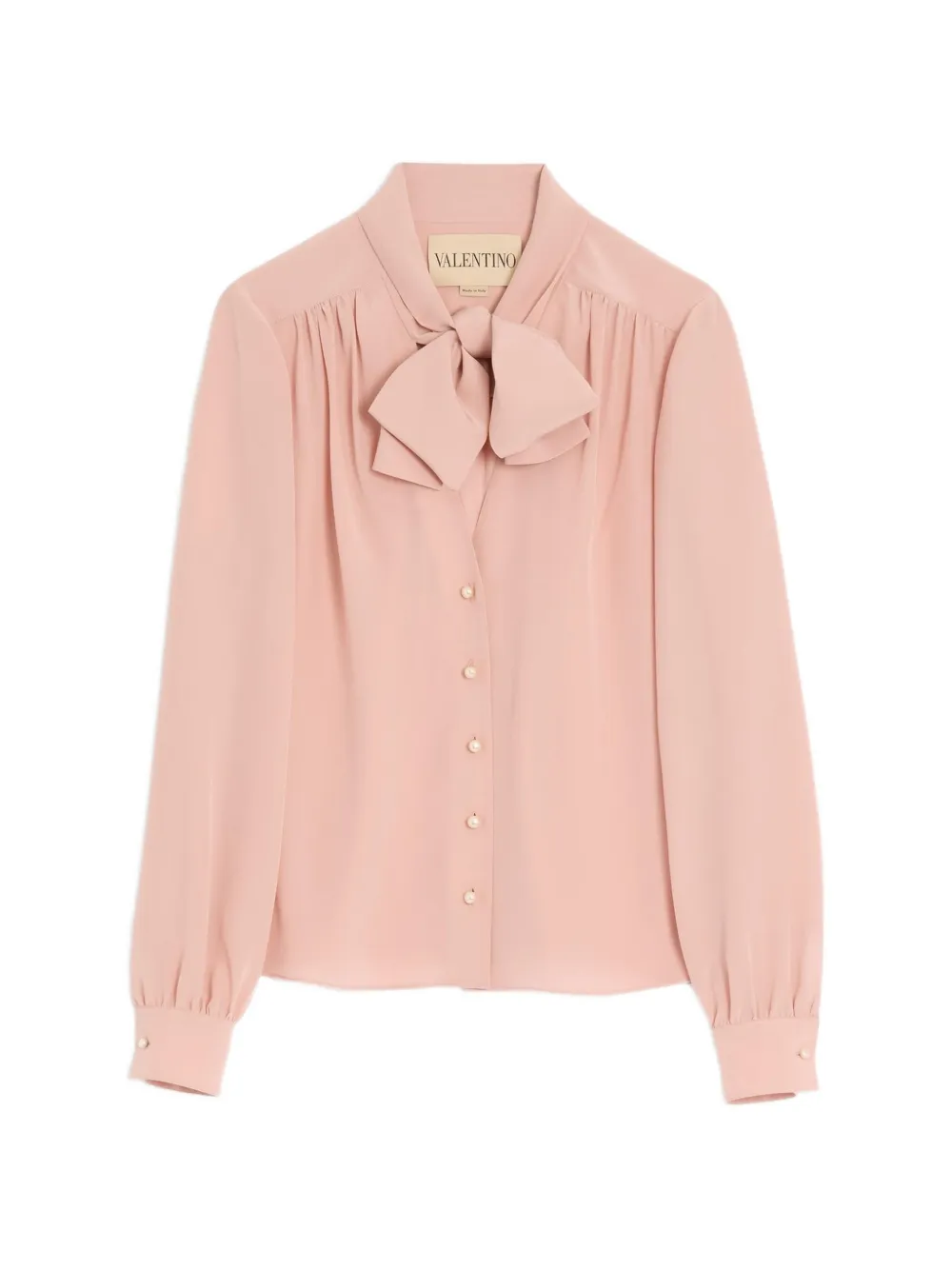 Valentino Garavani Blusa con foulard - Rosa
