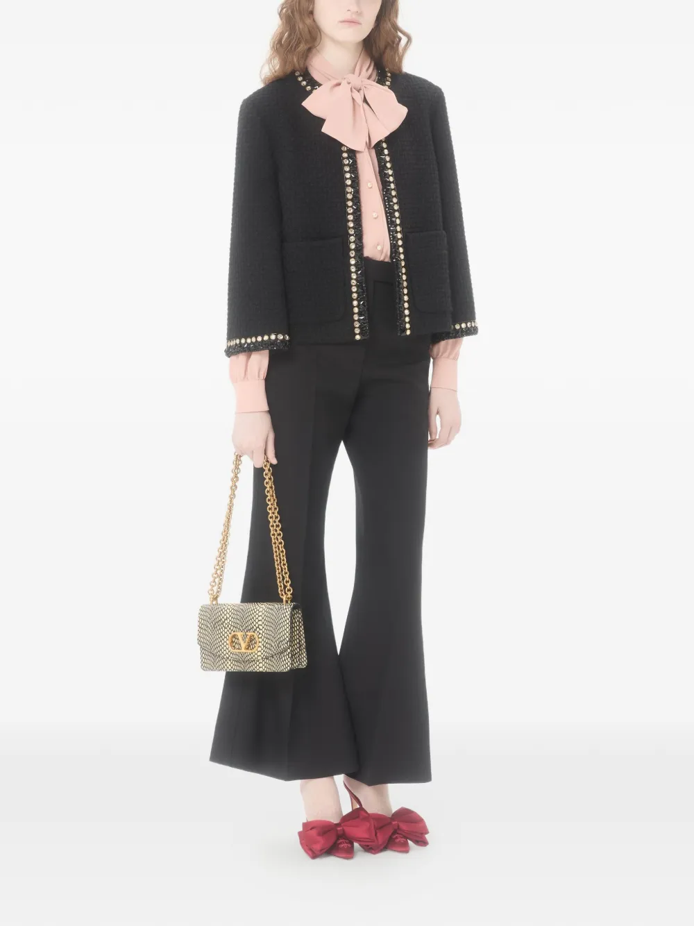 Valentino Garavani リボンディテール ブラウス | ピンク | FARFETCH JP