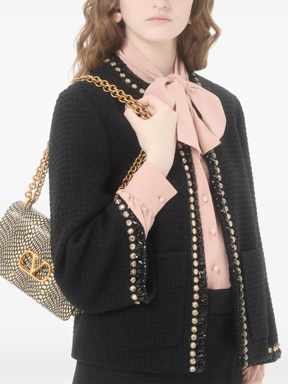Valentino Garavani リボンディテール ブラウス | ピンク | FARFETCH JP