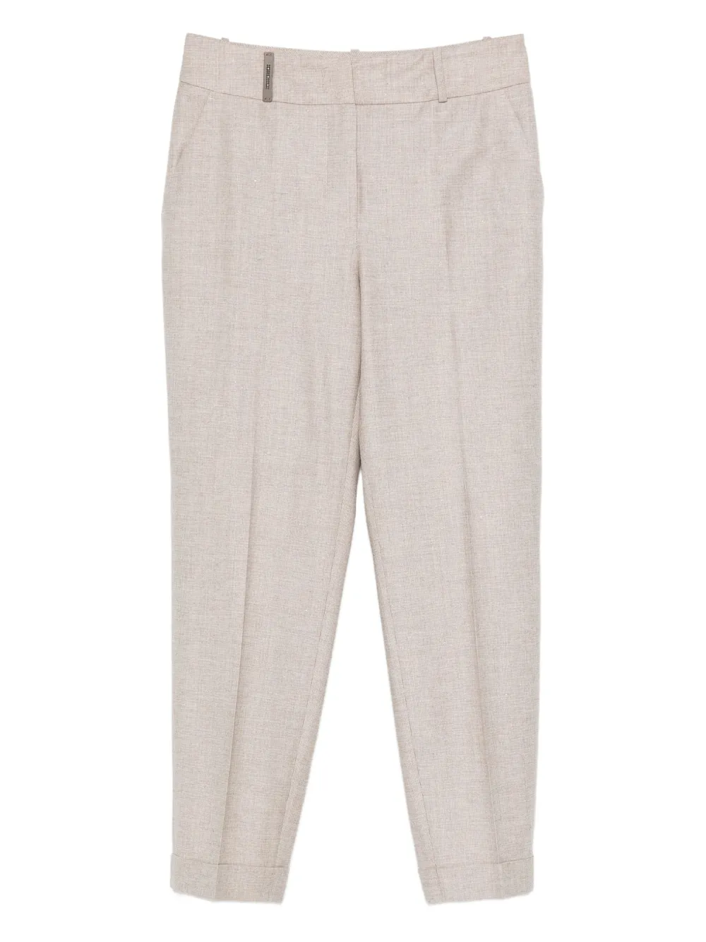 Peserico cuffed cropped trousers | Neutrals | Image 1