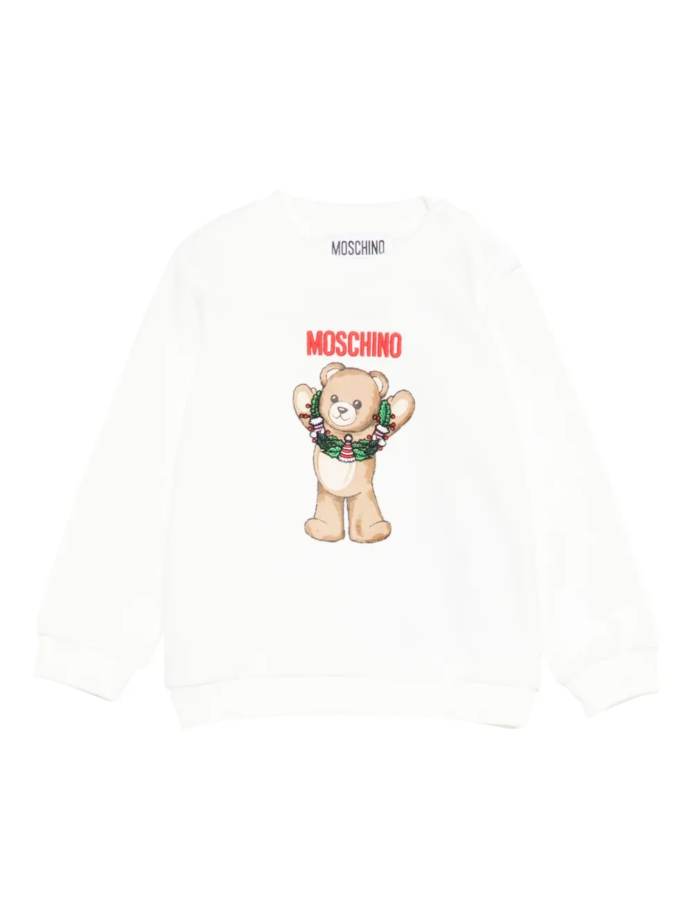 Moschino Kids Teddy Bear sweatshirt - Bianco