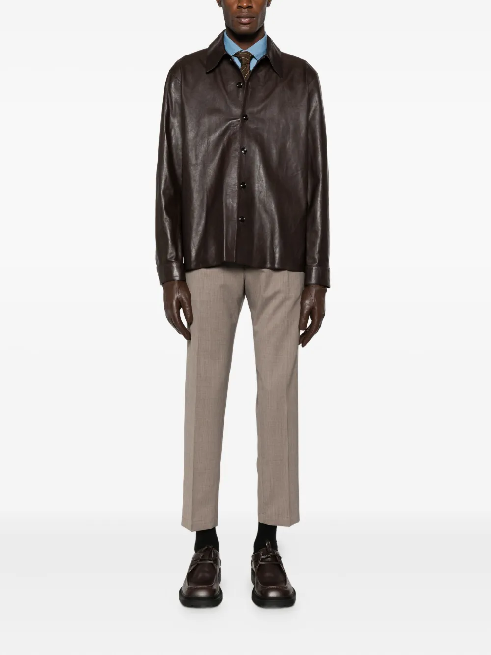 Briglia 1949 drawstring straight-leg trousers - Beige