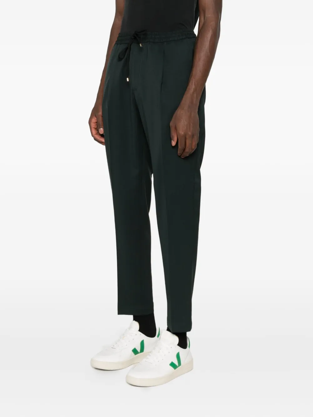 Briglia 1949 Broek met toelopende pijpen Groen