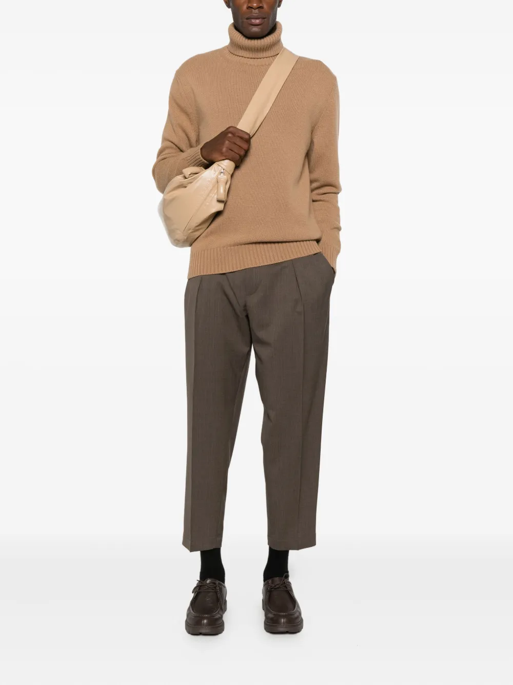 Briglia 1949 pleated tailored trousers - Bruin