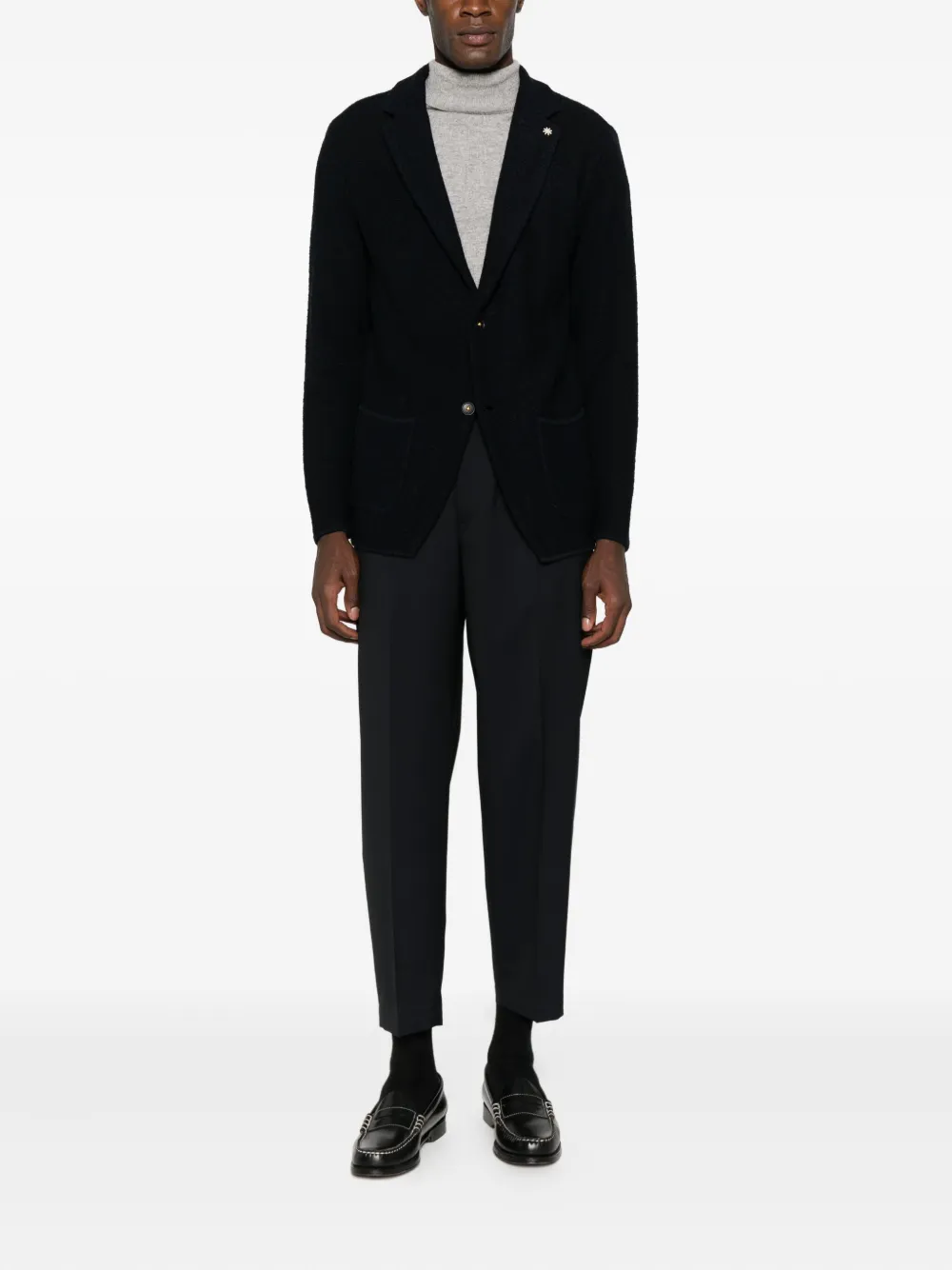Briglia 1949 elasticated tailored trousers - Blauw