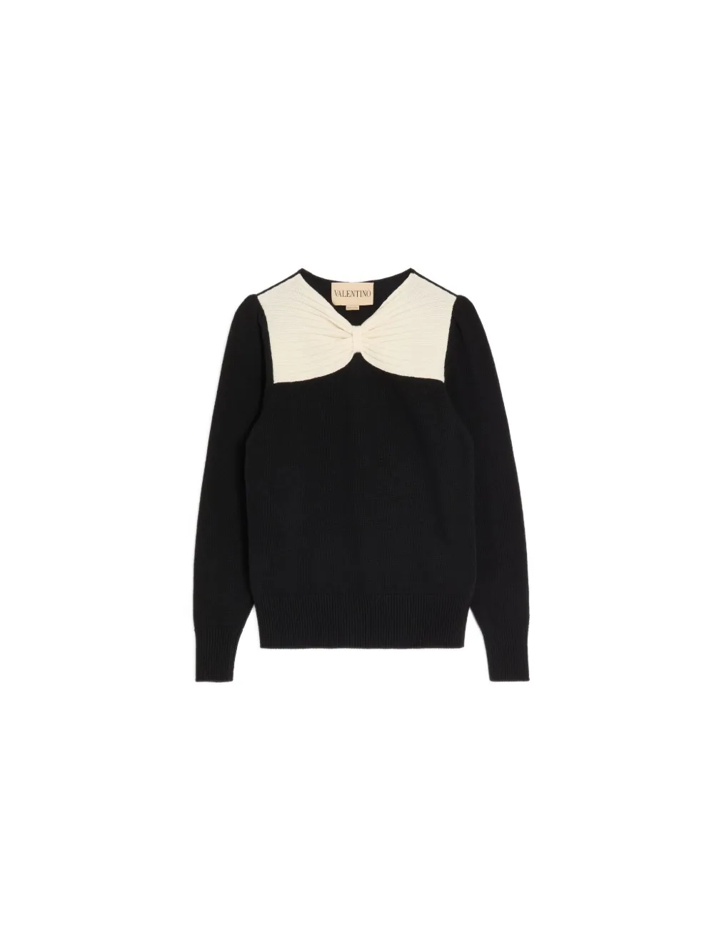 Valentino Garavani リボン セーター - ブラック Valentino Garavani リボン セーター - ブラック