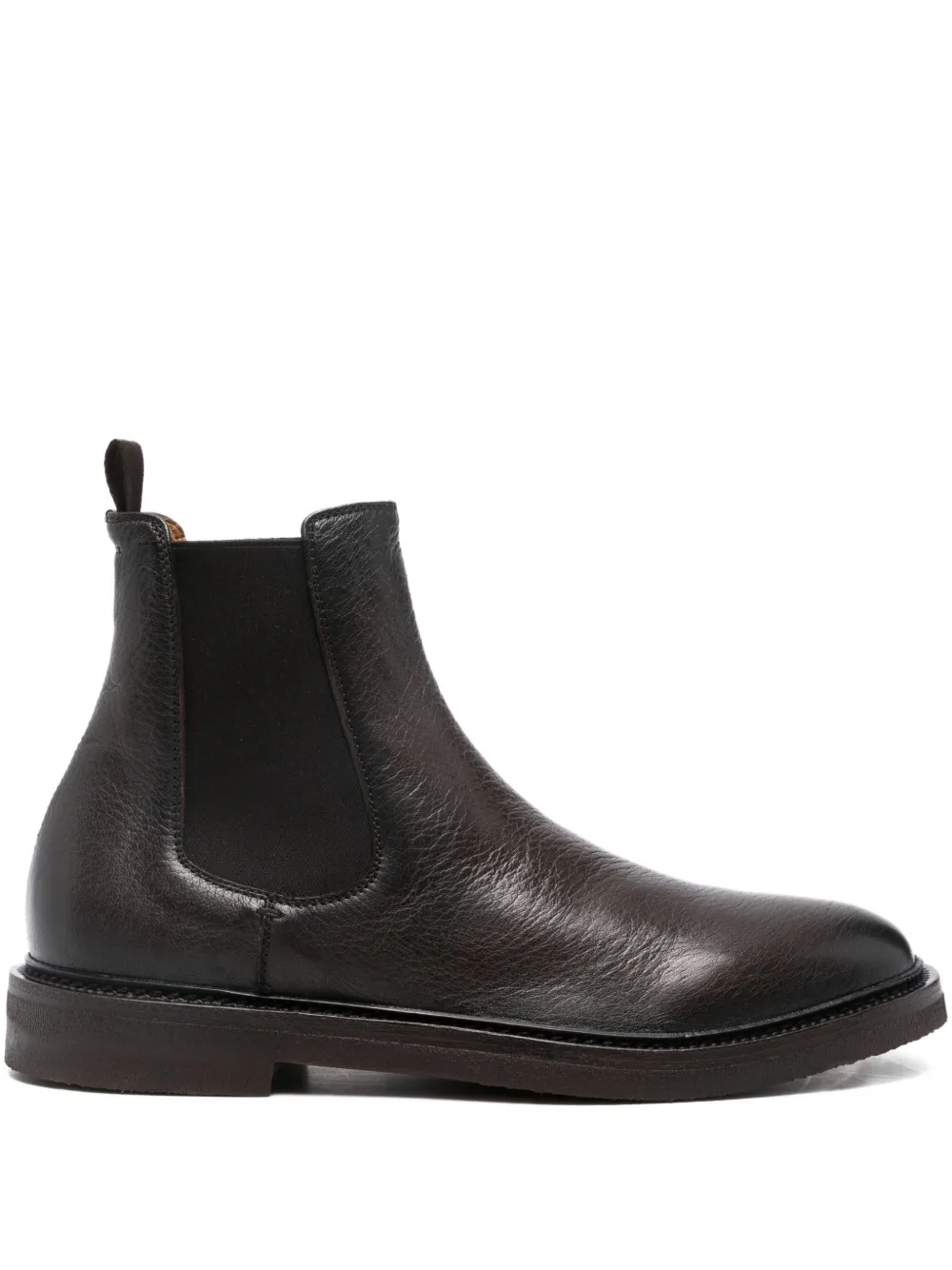 Officine Creative Hopkins pull-tab Chelsea boots | Brown | Image 1