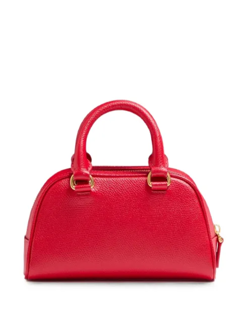 Valentino Garavani VLogo signature mini bowling bag in grainy calfskin