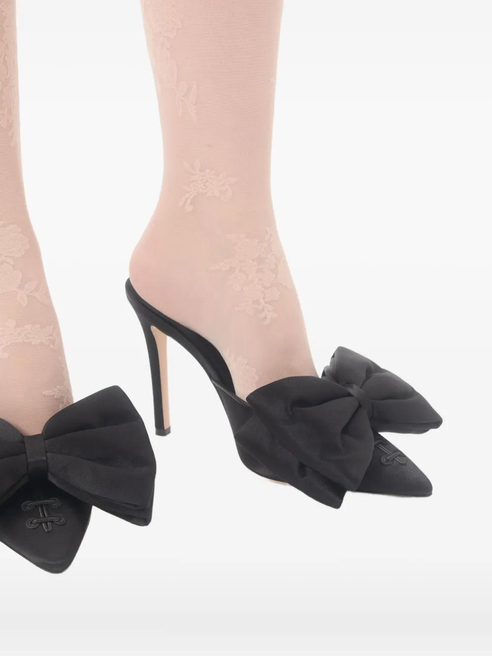 Valentino Garavani 105 mm Yolande muiltjes Zwart