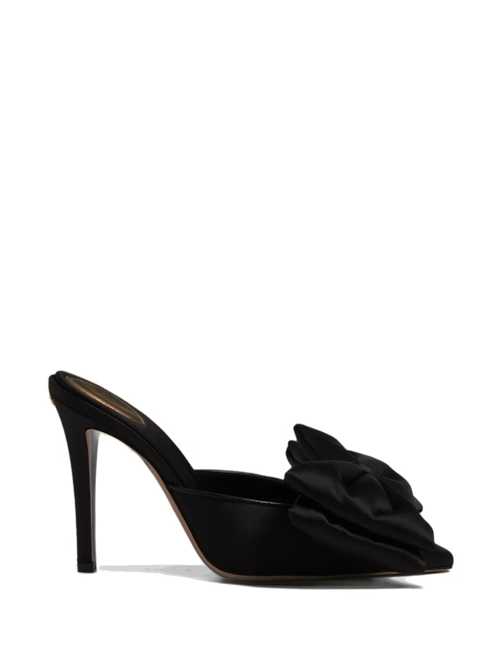 Valentino Garavani Mules Yolande con fiocco 105mm - Nero