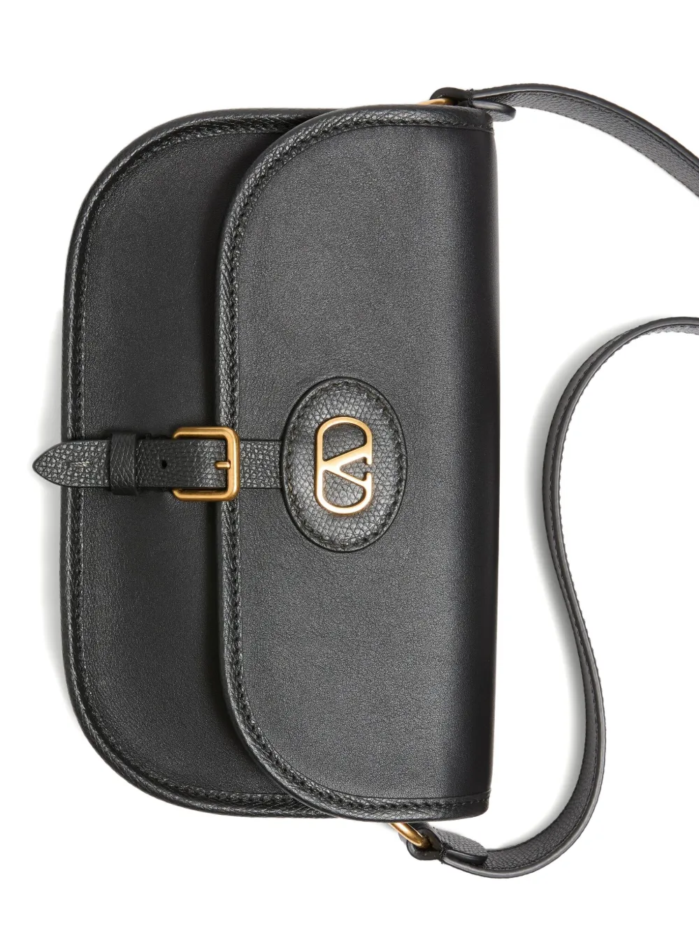 Valentino Garavani Messengertas met logo Zwart