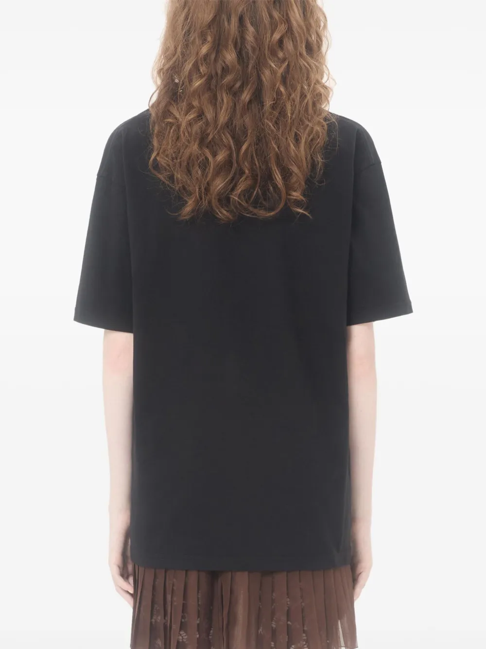 Valentino Garavani T-shirt met panterprint Zwart