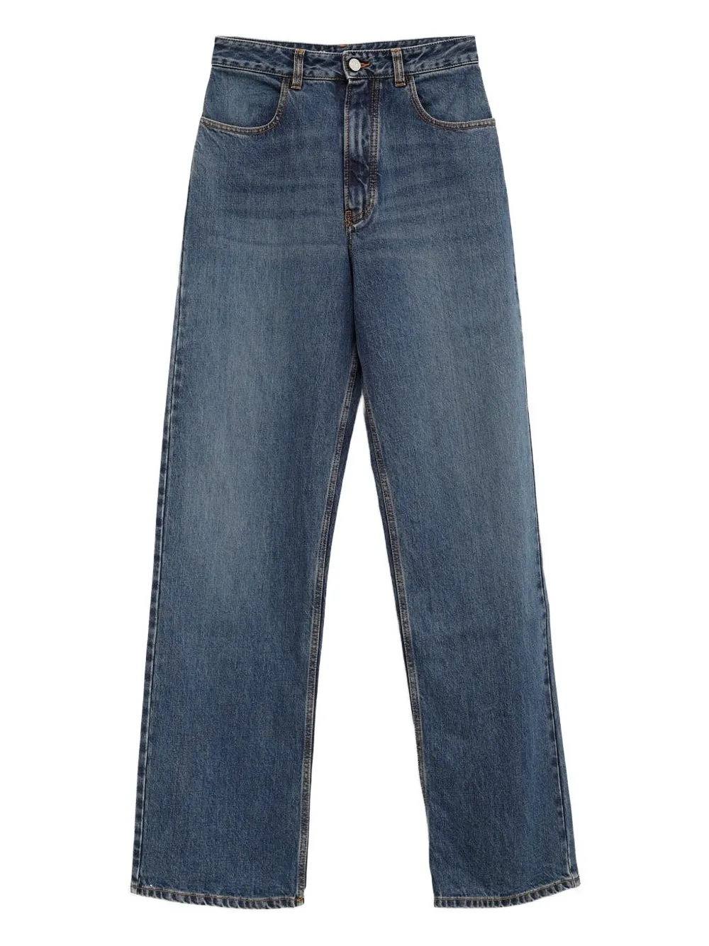Alaïa contrast-stitch jeans | Blue | Image 1