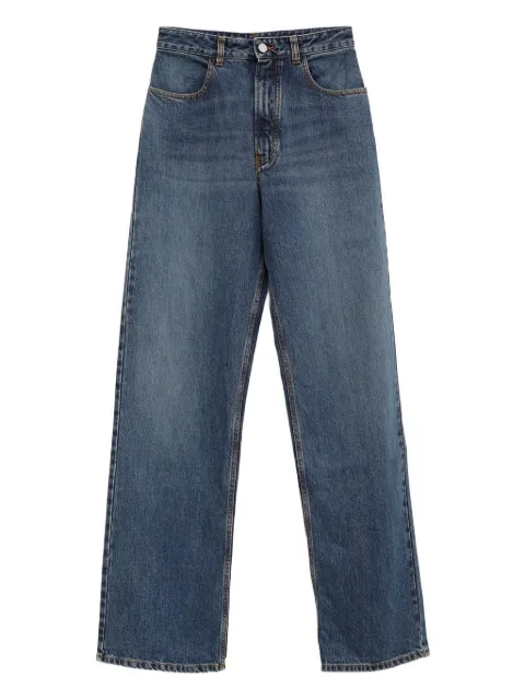 Alaïa contrast-stitch jeans