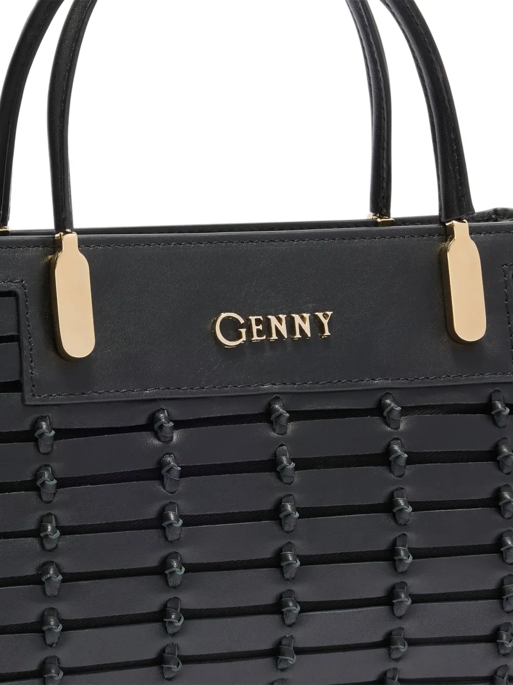 Genny Logo-lettering Tote Bag In Animal Print