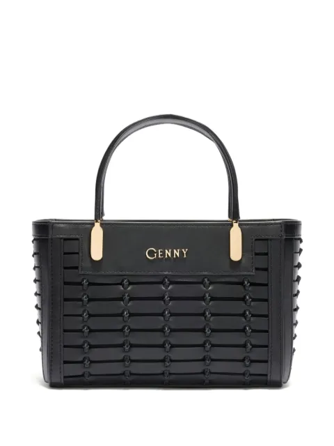 Genny logo-lettering tote bag