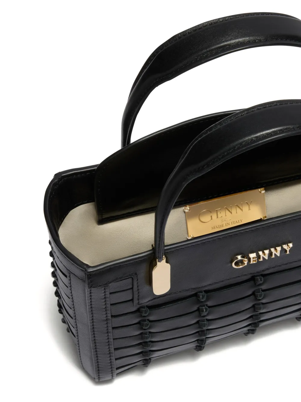 Genny Shopper met logo Zwart