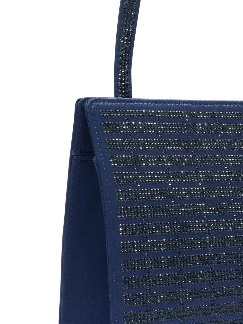 Genny So Chick mini-tas verfraaid met stras Blauw