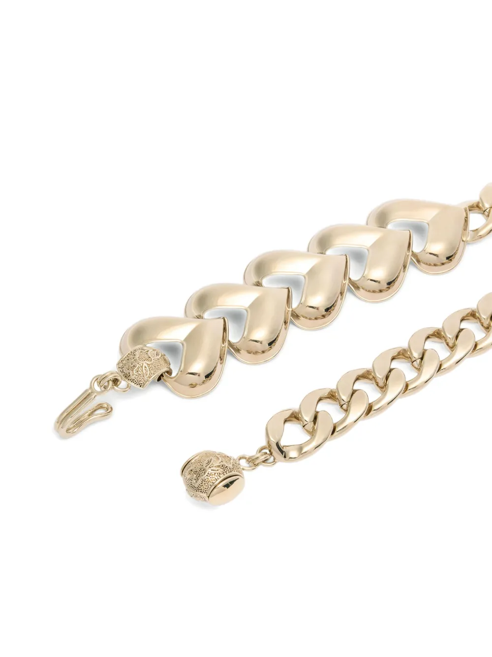 Genny Kettingriem met hartdetail - Goud
