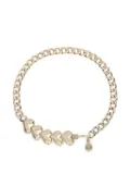 Genny heart-detail chain belt - Gold